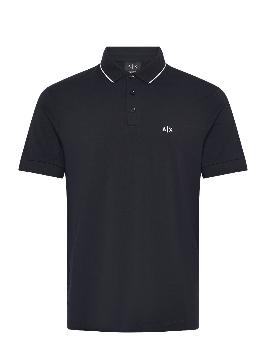 Armani Exchange - POLO SHIRT - short-sleeved polos - deep navy - 1