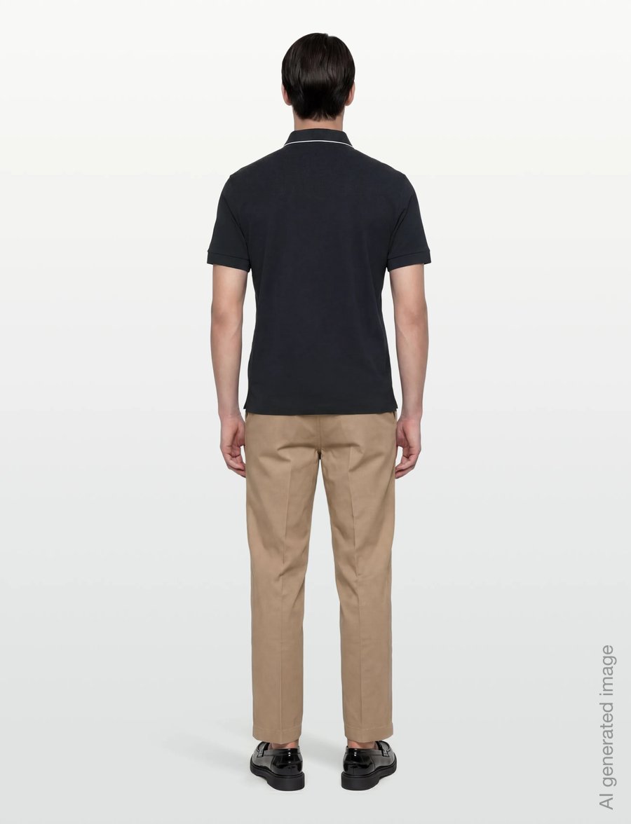 Armani Exchange - POLO SHIRT - short-sleeved polos - deep navy - 4
