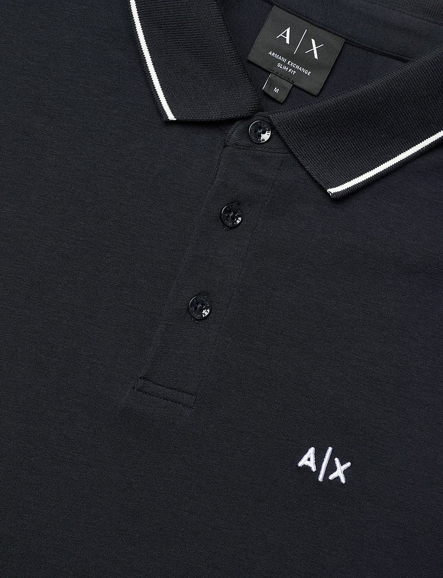Armani Exchange - POLO SHIRT - short-sleeved polos - deep navy - 5