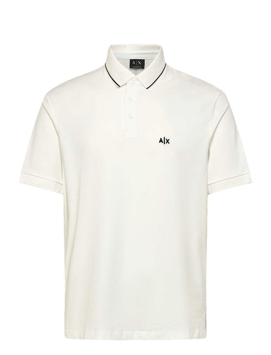Armani Exchange - POLO SHIRT - kurzärmelig - off white - 1