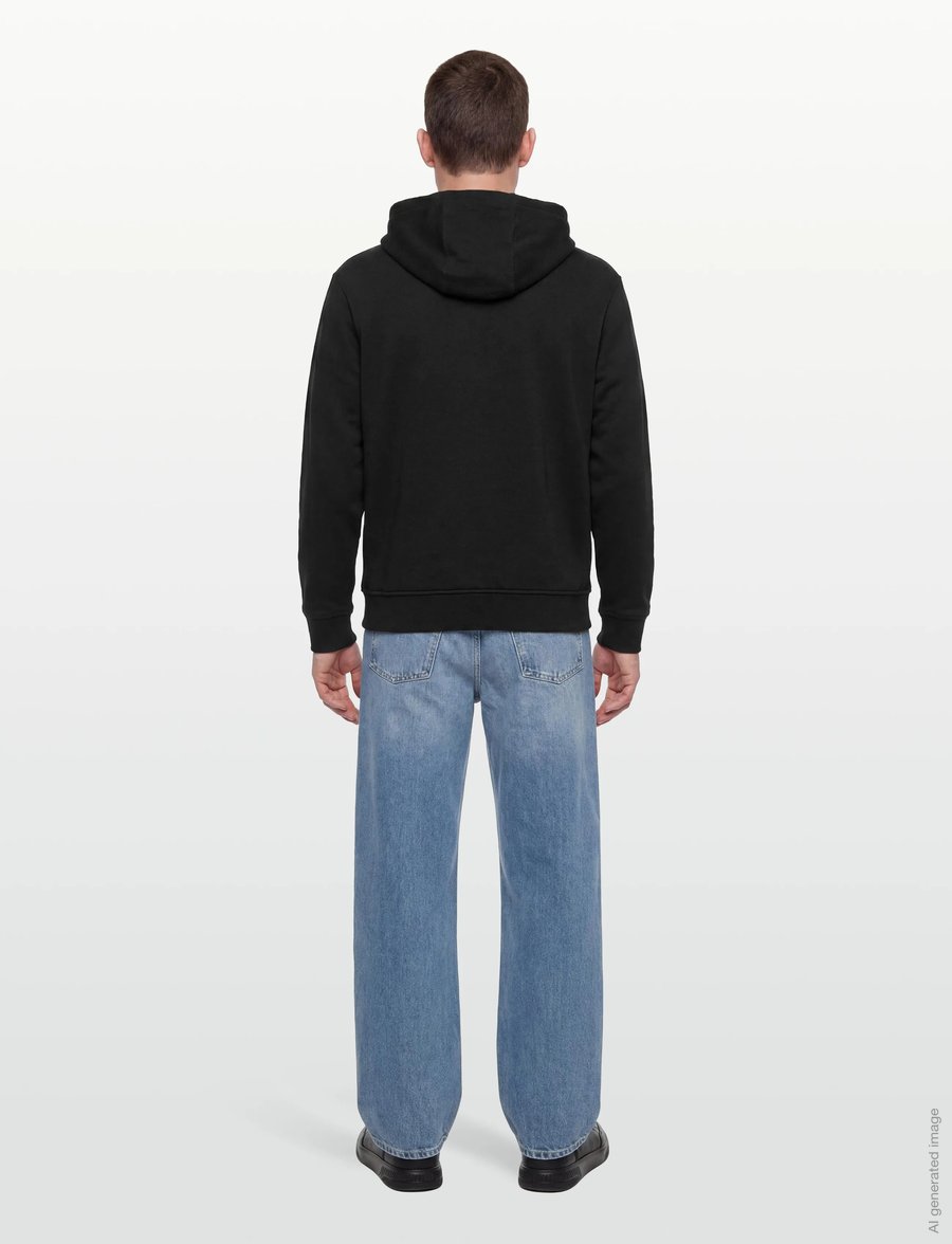 Armani Exchange - SWEATSHIRT - kapuutsiga dressipluusid - black - 4