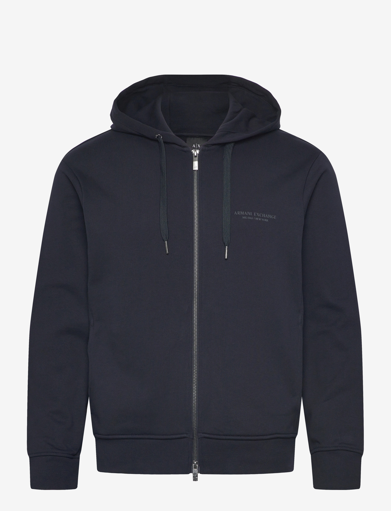 Armani Exchange - SWEATSHIRT - kapuutsiga dressipluusid - deep navy - 0