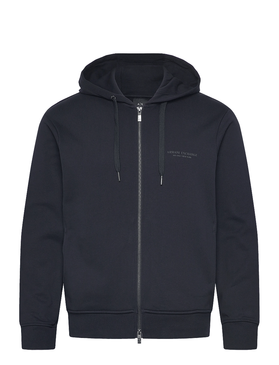 Armani Exchange - SWEATSHIRT - hoodies - deep navy - 1