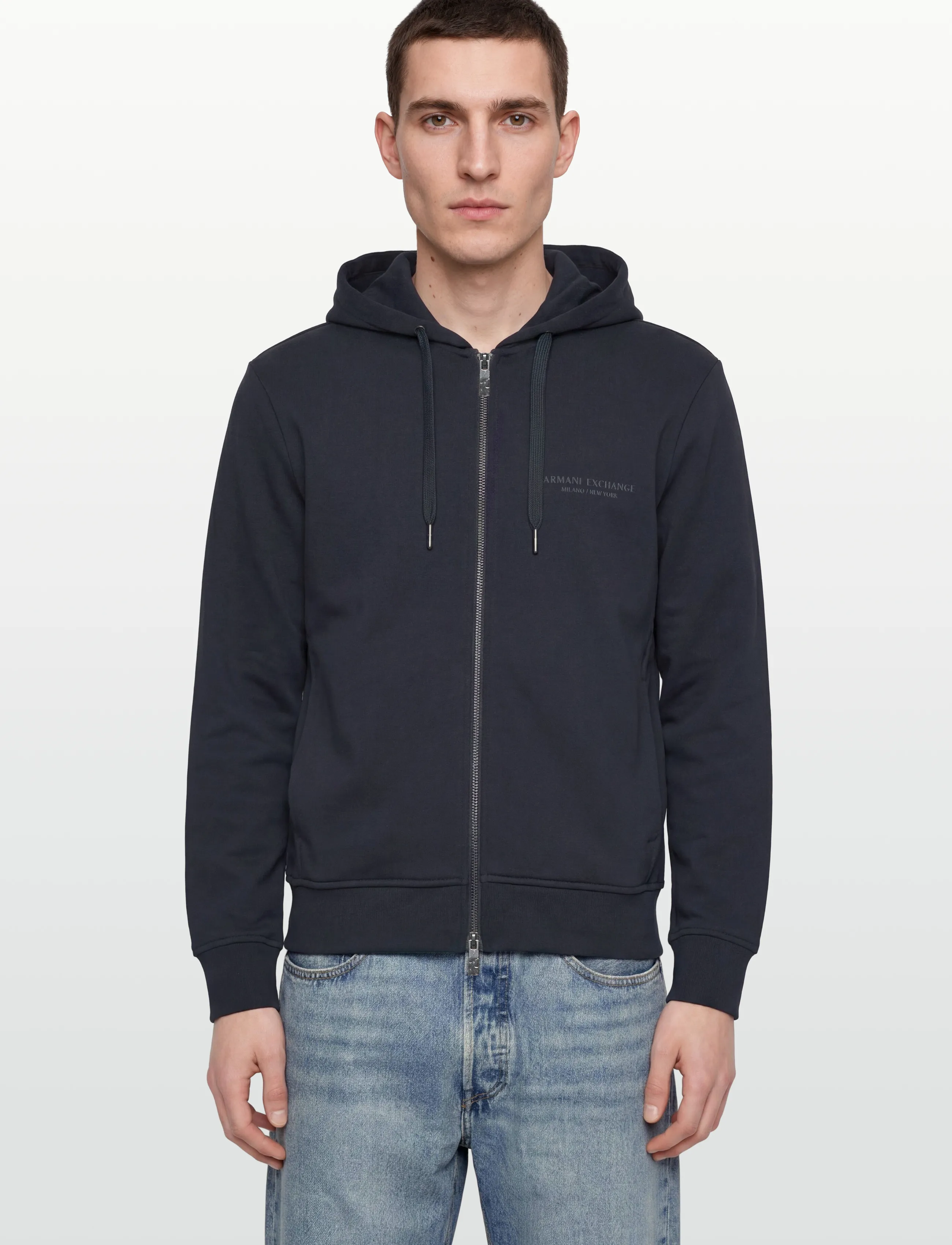 Armani Exchange - SWEATSHIRT - hoodies - deep navy - 3
