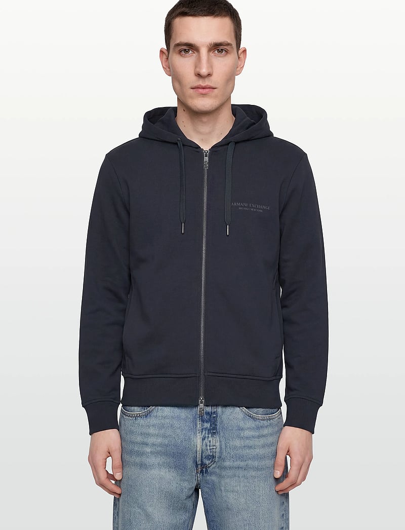 Armani Exchange - SWEATSHIRT - kapuzenpullover - deep navy - 3