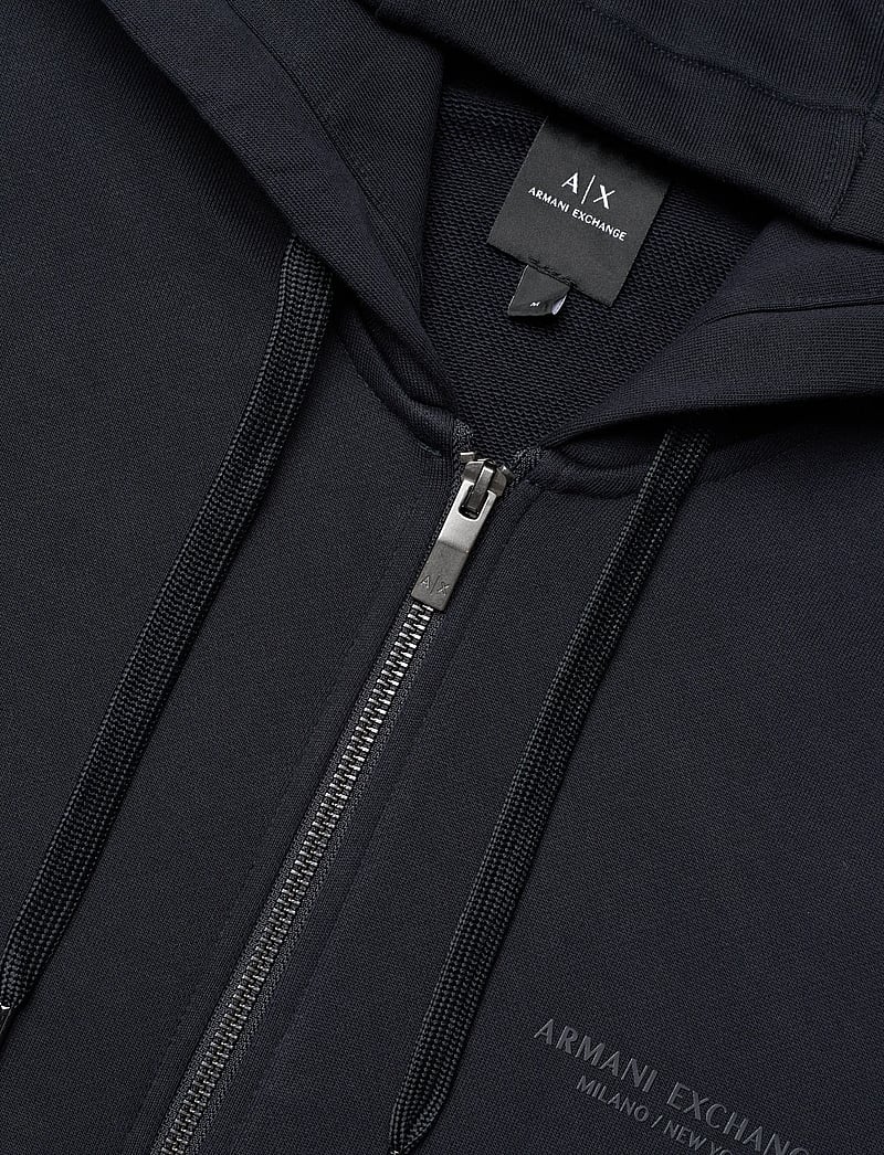 Armani Exchange - SWEATSHIRT - kapuutsiga dressipluusid - deep navy - 2