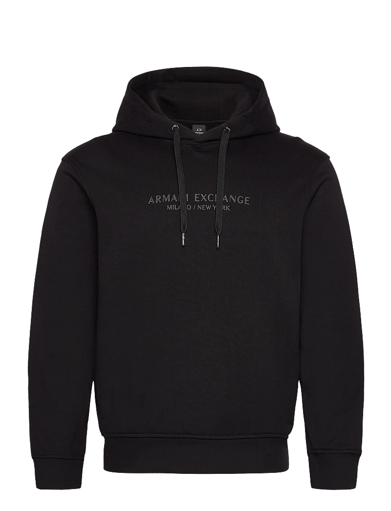 Armani Exchange - SWEATSHIRT - hættetrøjer - black - 0