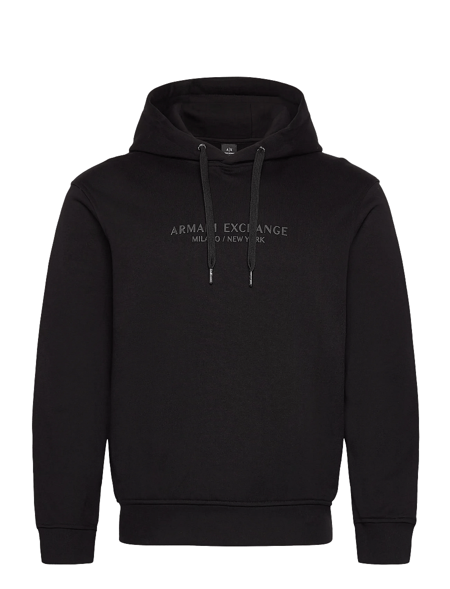 Armani Exchange - SWEATSHIRT - hoodies - black - 1