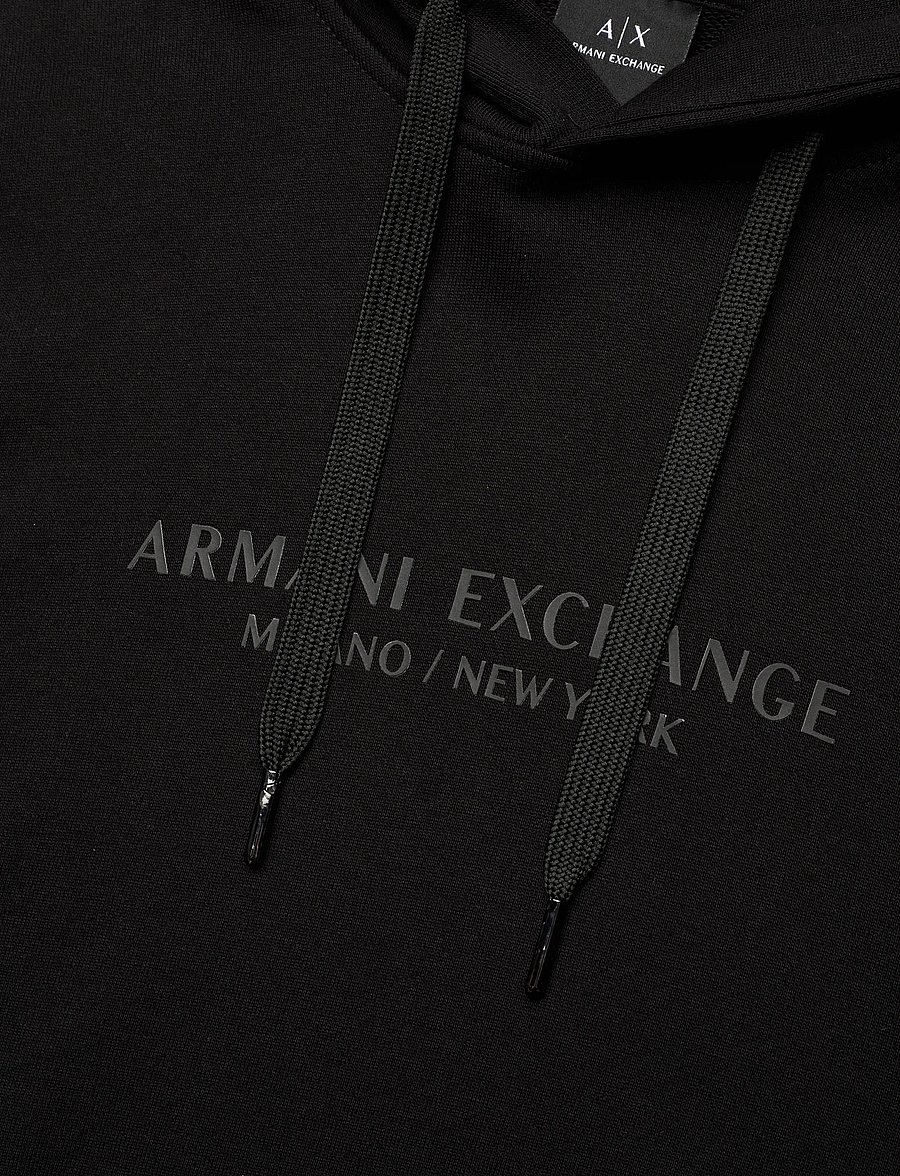 Armani Exchange - SWEATSHIRT - hoodies - black - 5