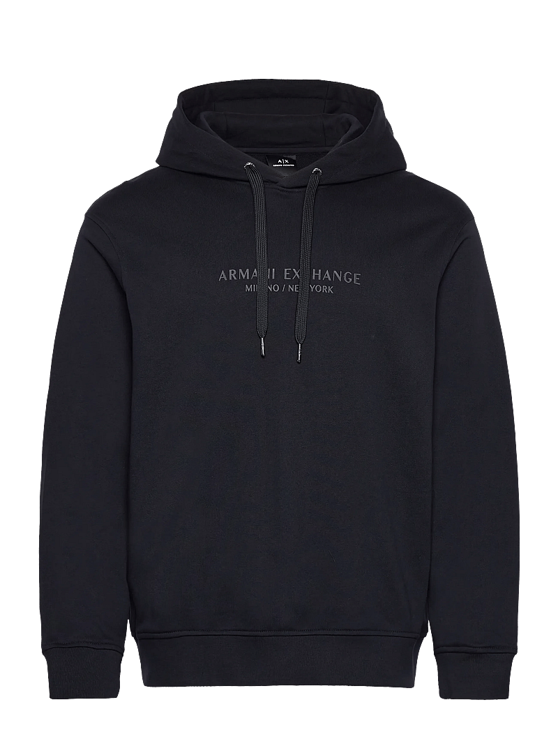 Armani Exchange - SWEATSHIRT - hættetrøjer - deep navy - 0