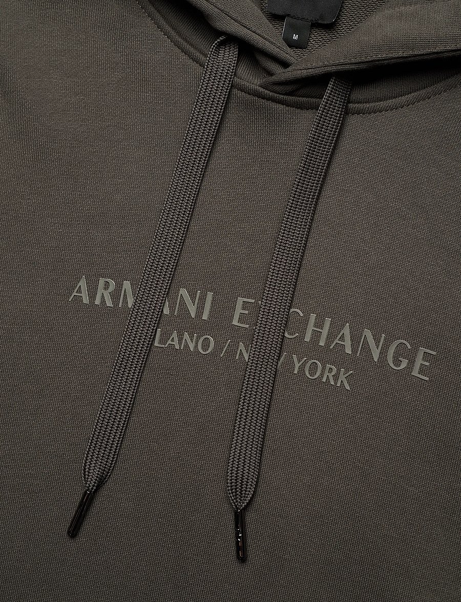 Armani Exchange - SWEATSHIRT - kapuutsiga pusad - sage - 2
