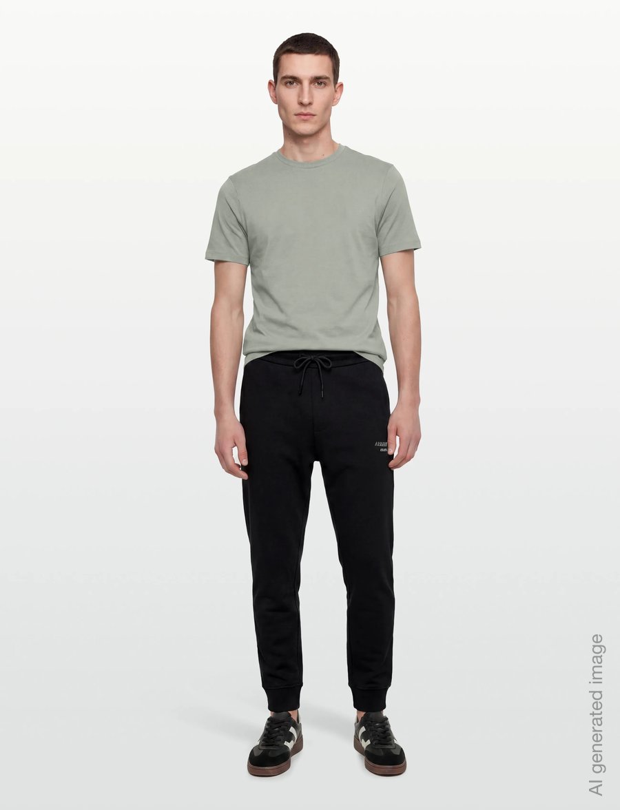 Armani Exchange - TROUSER - hosen - black - 0