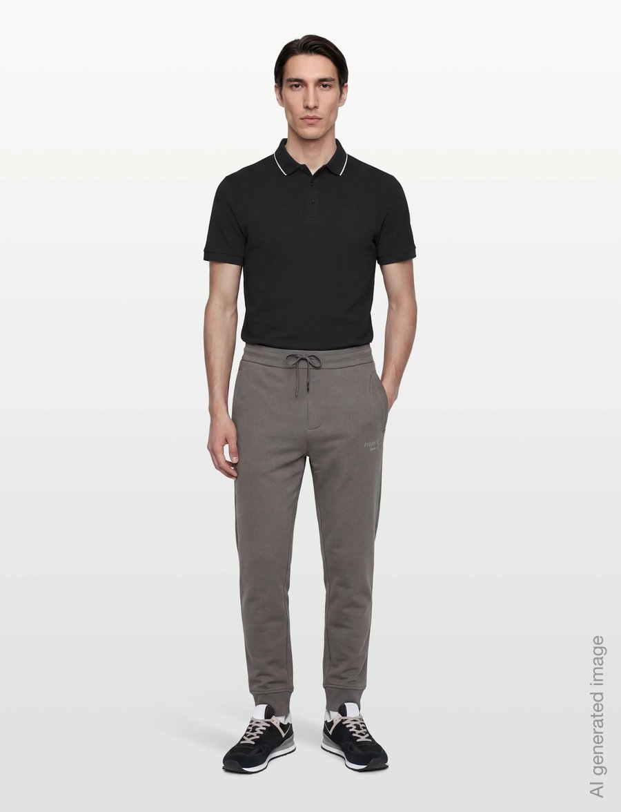Armani Exchange - TROUSER - hosen - dark gull gray - 0