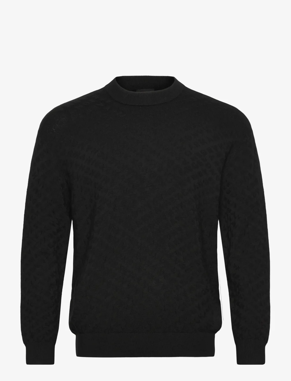 Armani Exchange - PULLOVER - Ümmarguse kaelusega kudumid - black - 0
