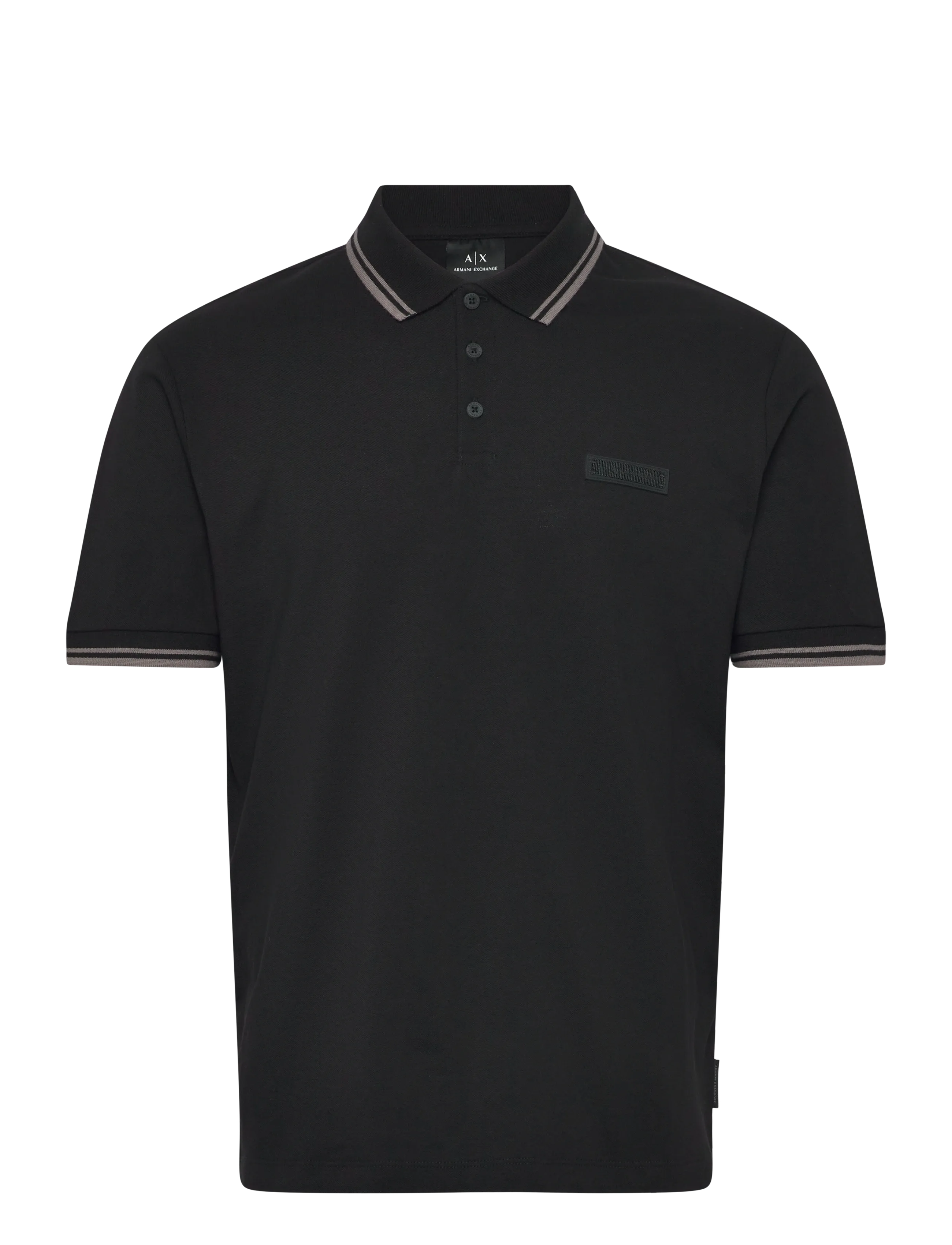 Armani Exchange POLO SHIRT - Poloer - BLACK / black