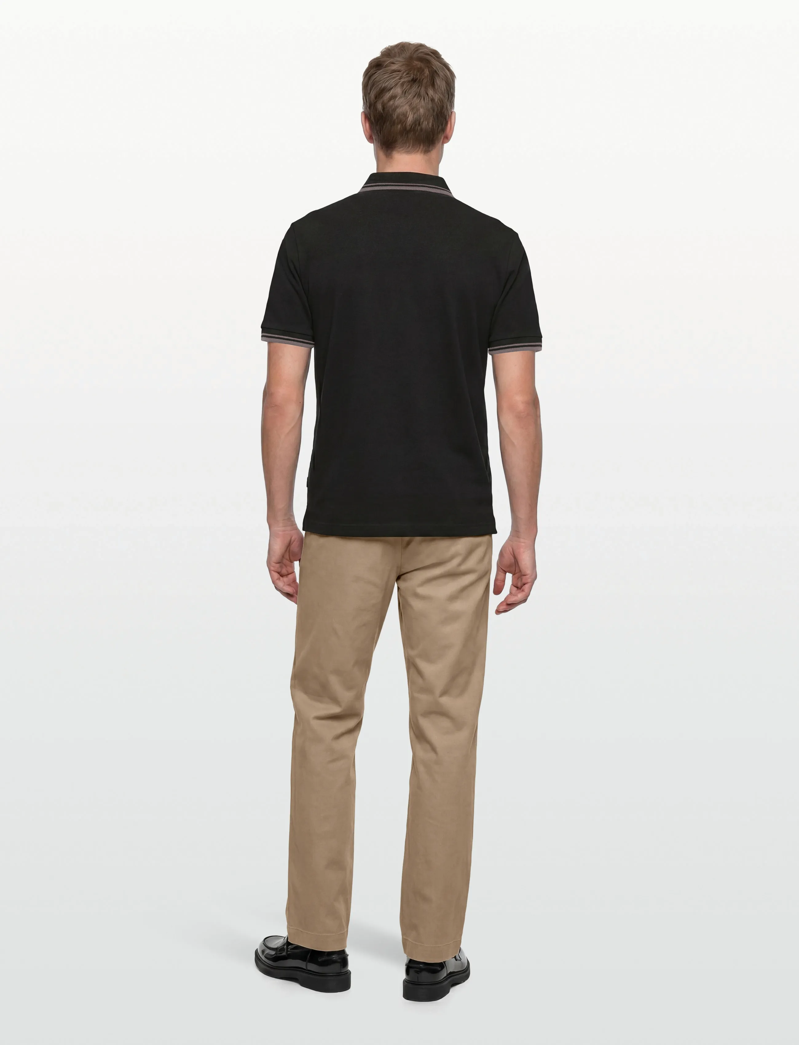Armani Exchange - POLO SHIRT - short-sleeved polos - black - 4