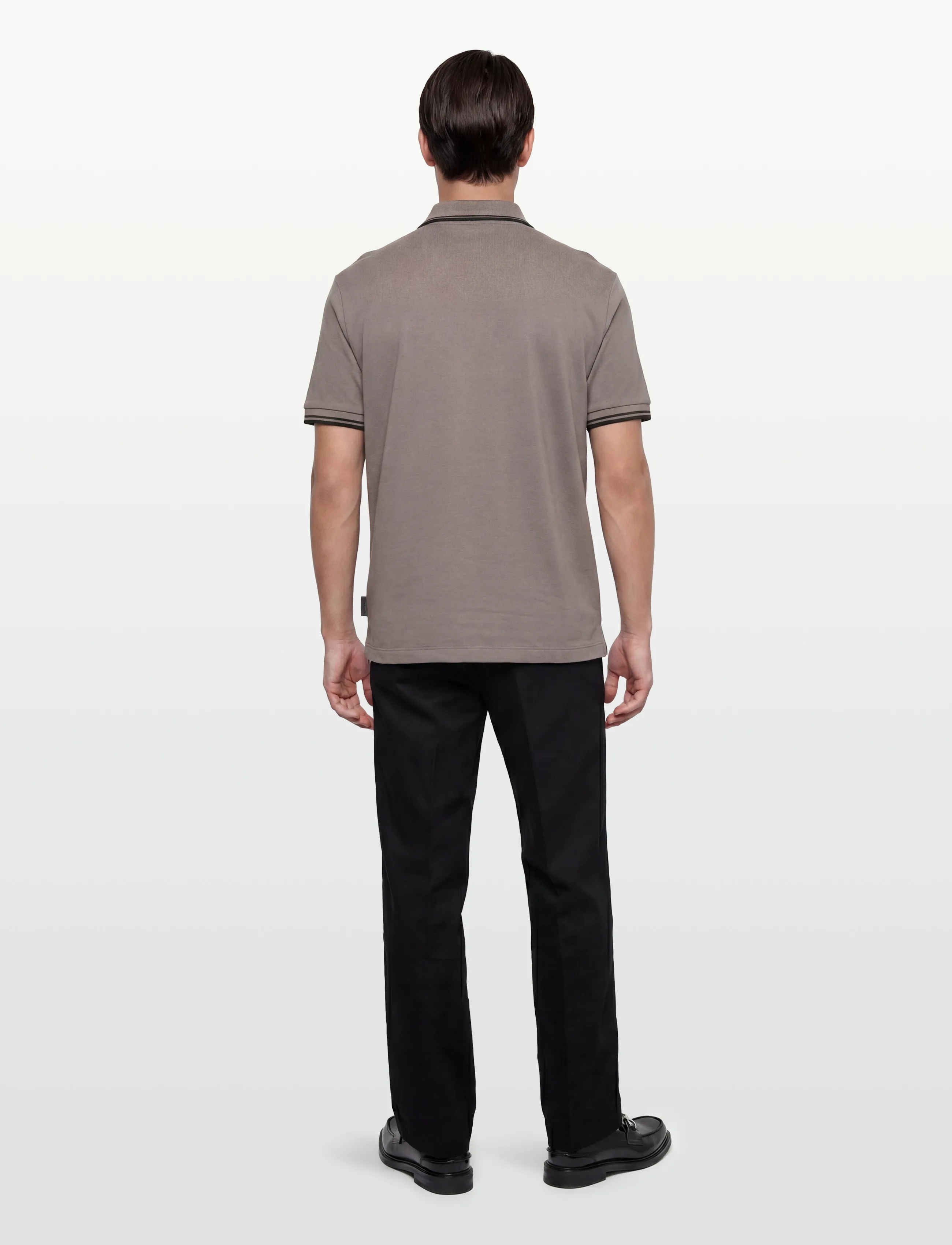 Armani Exchange - POLO SHIRT - kurzärmelig - dark gull gray - 4