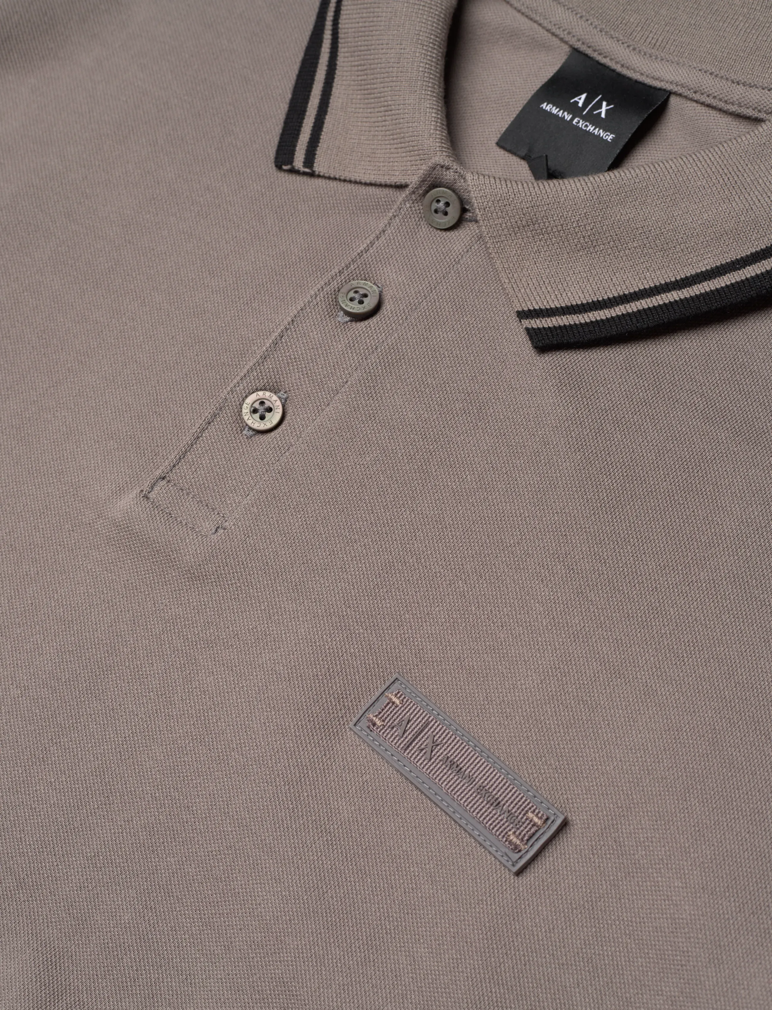 Armani Exchange - POLO SHIRT - kurzärmelig - dark gull gray - 5