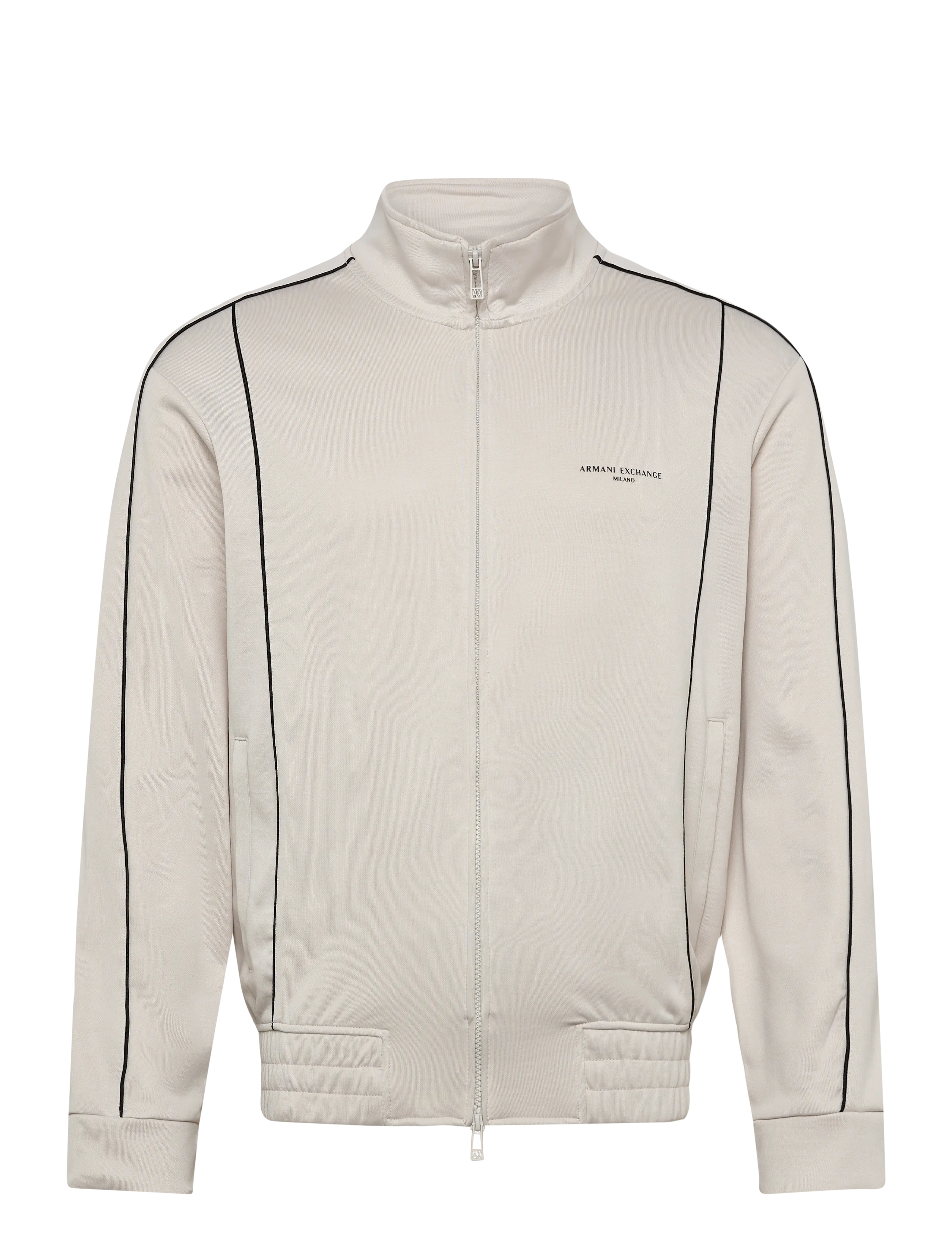 Armani Exchange Sweatshirt, Mænd, Træningsjakke, Beige, Str: XL