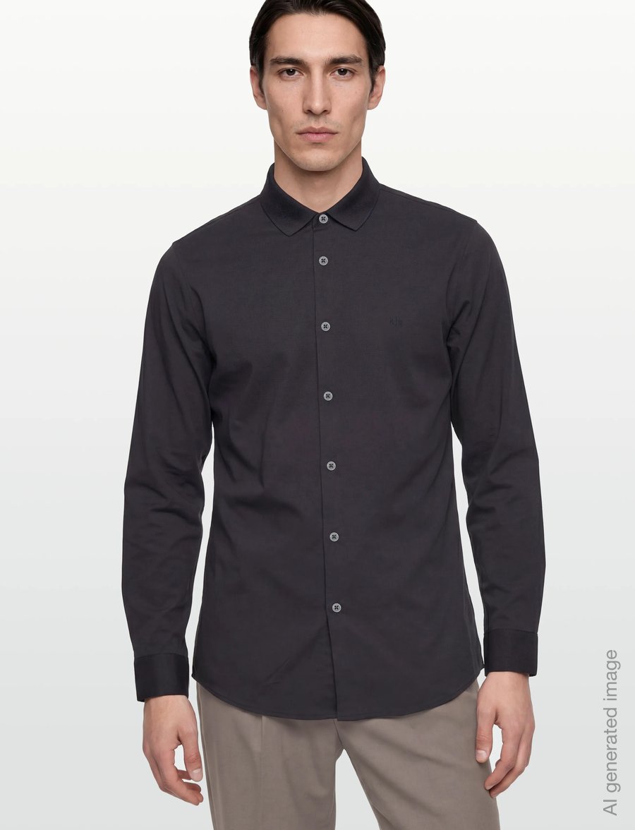 Armani Exchange - SHIRT - freizeithemden - deep navy - 3