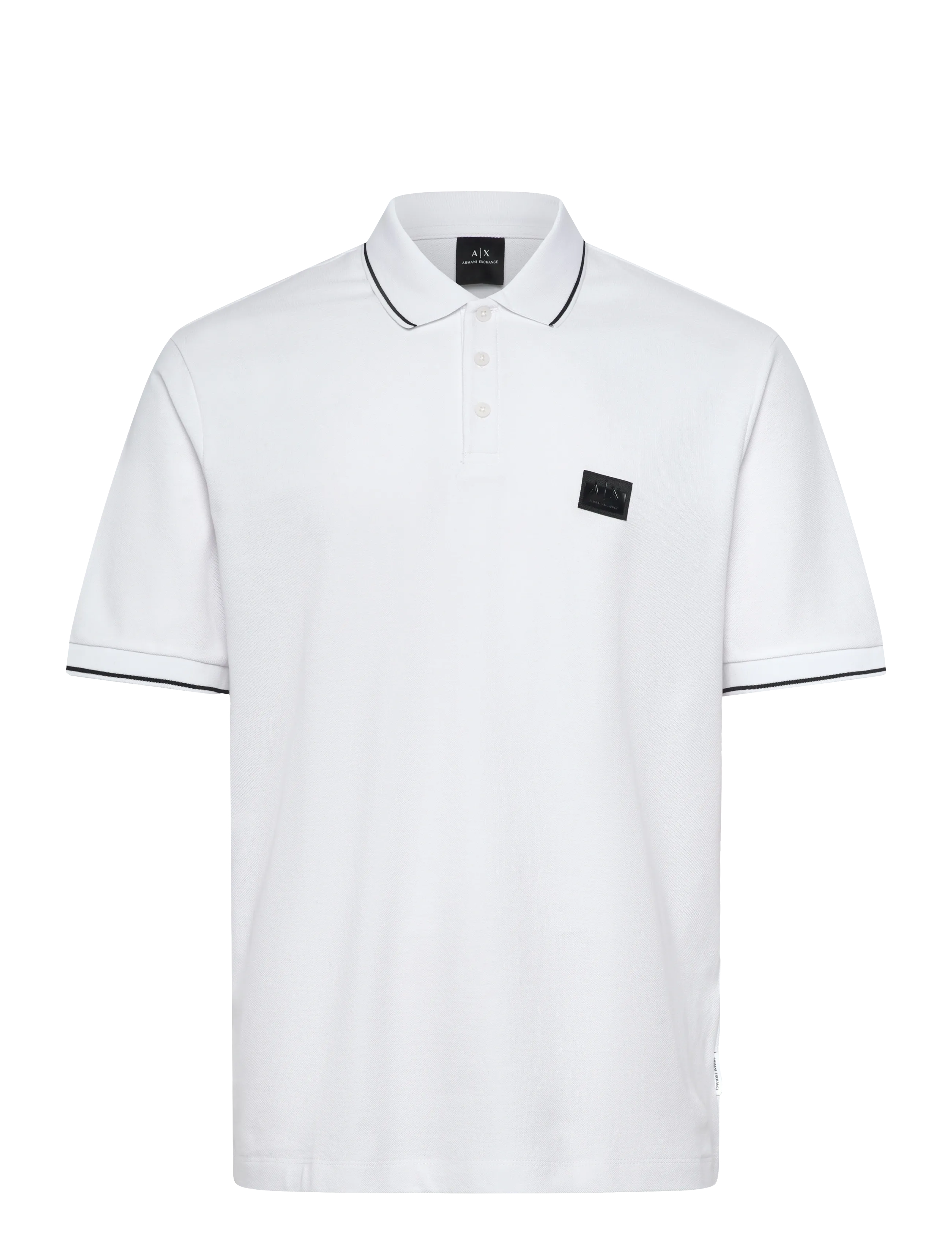 Armani Exchange POLO SHIRT - Letzte Chance - WHITE / white