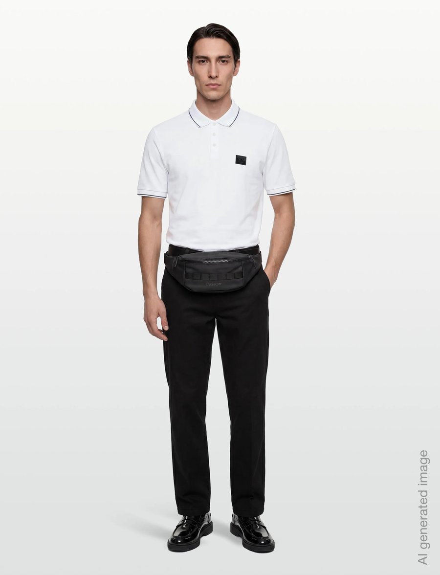 Armani Exchange - POLO SHIRT - kortærmede poloer - white - 0