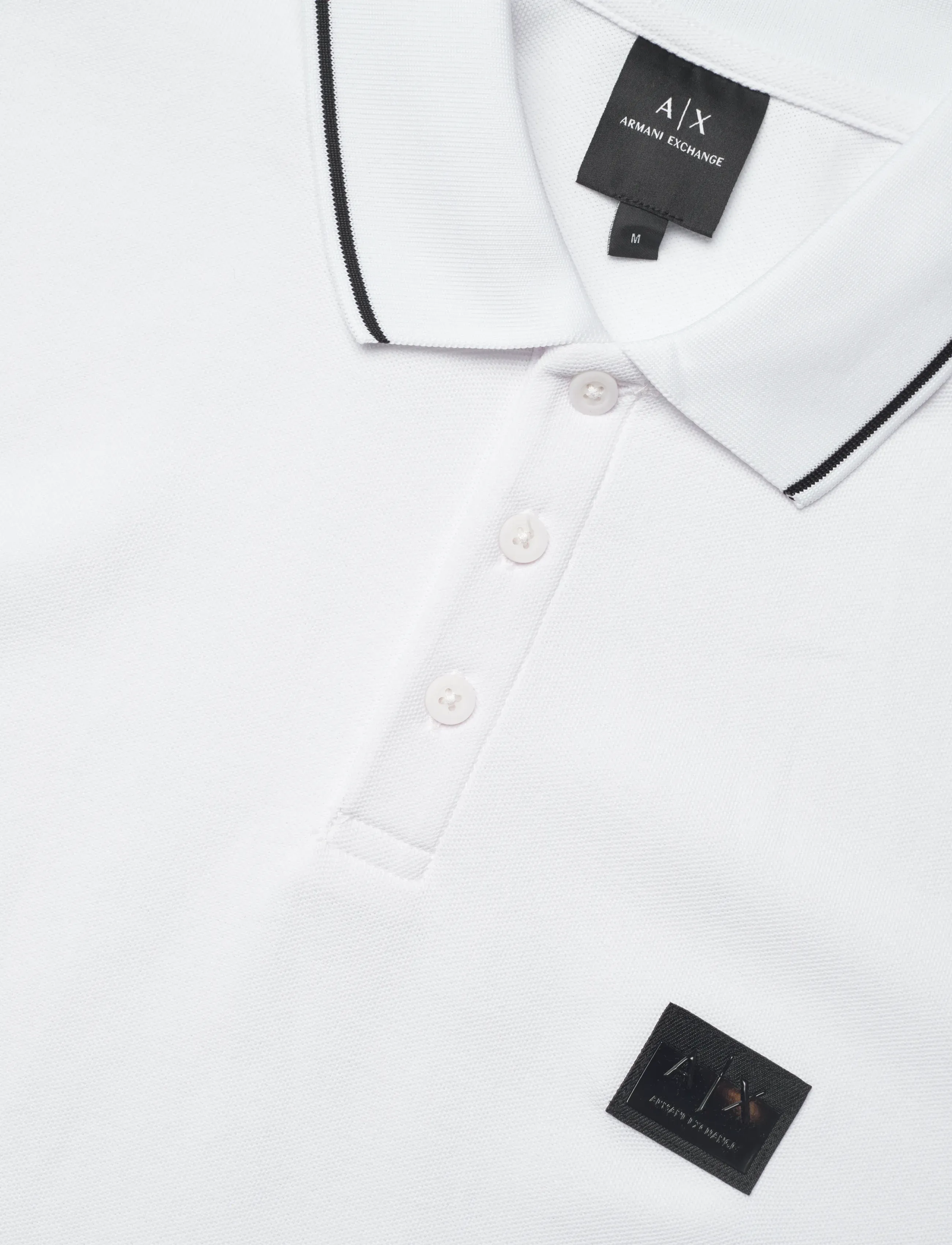 Armani Exchange - POLO SHIRT - polo marškinėliai trumpomis rankovėmis - white - 5
