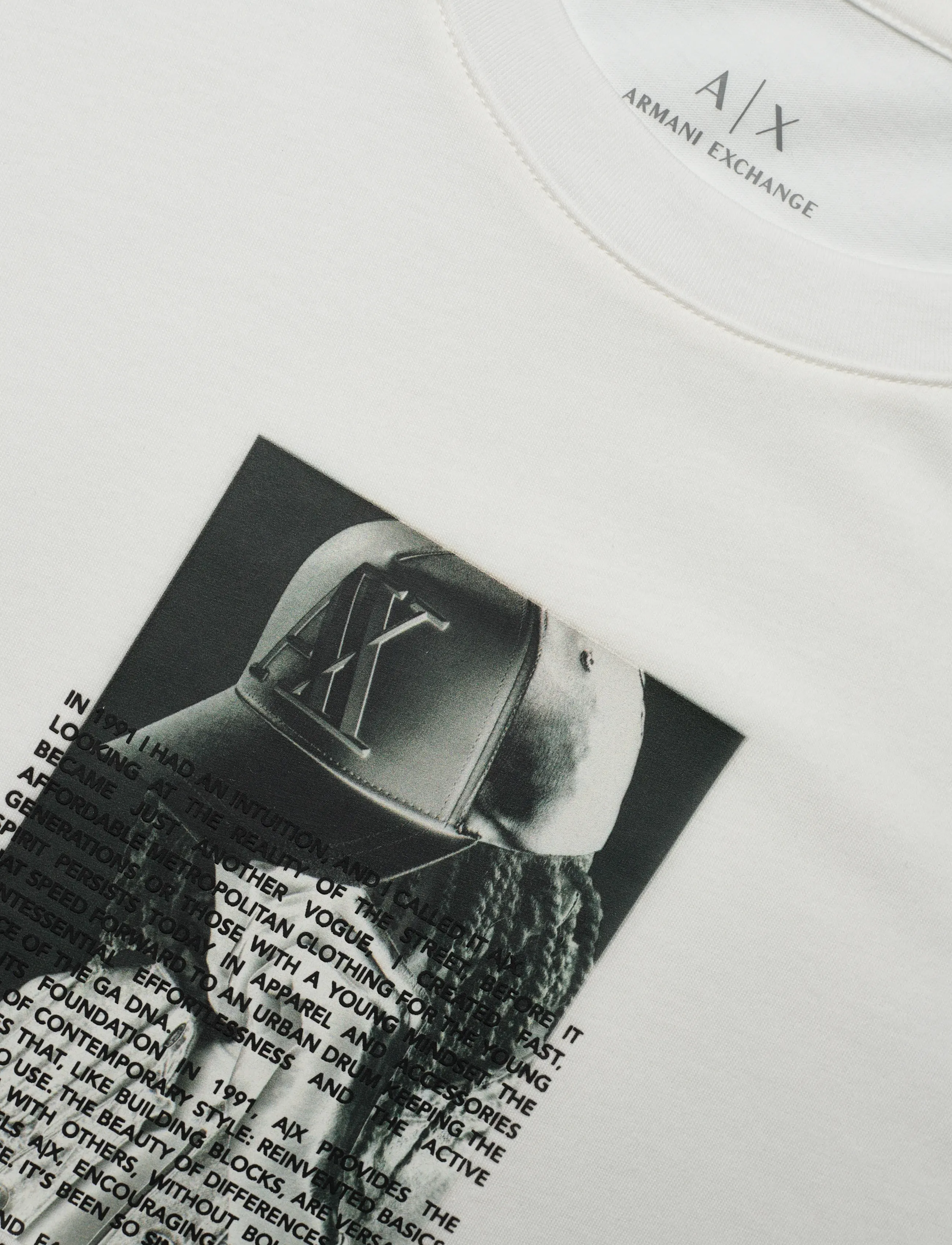 Armani Exchange - T-SHIRT - kurzärmelig - off white - 2