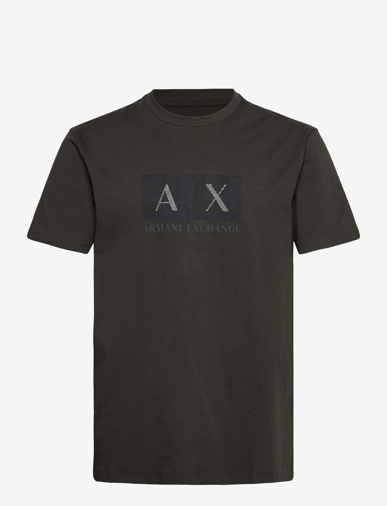 Armani Exchange - T-SHIRT - kortärmade t-shirts - chocolate - 0