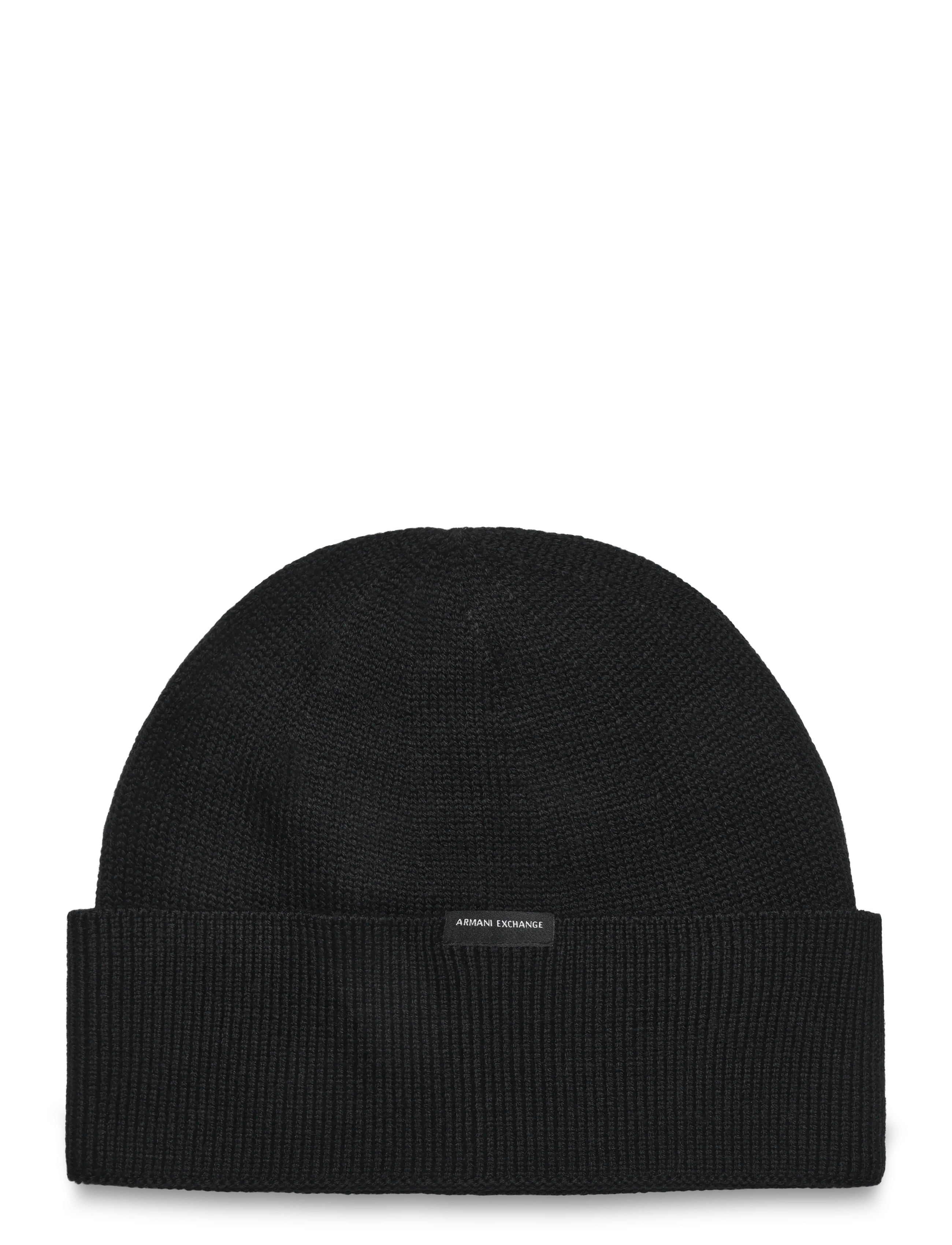 Armani Exchange Beanie Hat, Beanie Hue, Sort, Str: ONE SIZE