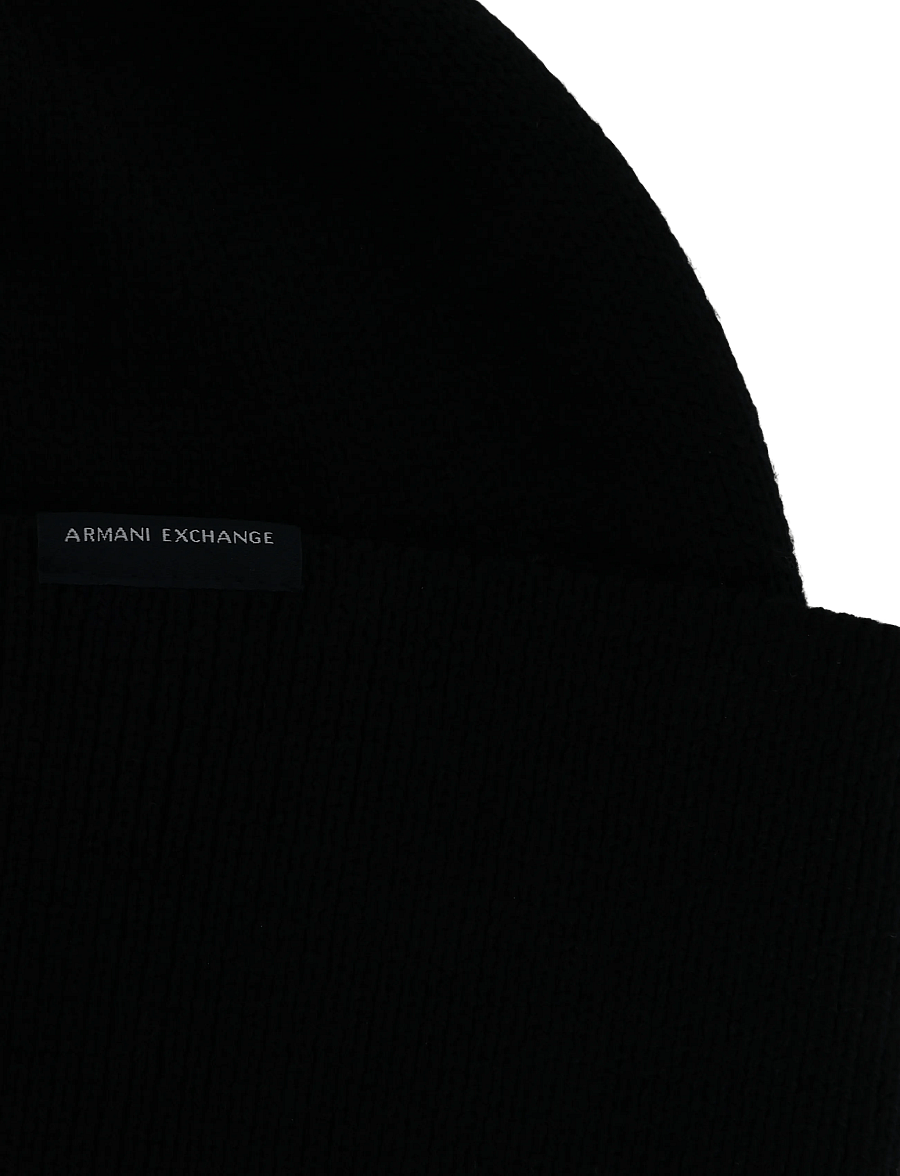 Armani Exchange - BEANIE HAT - mützen - deep navy - 2