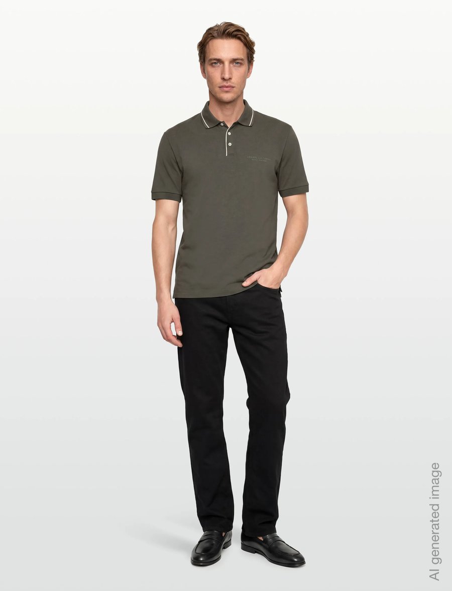 Armani Exchange - POLO SHIRT - kortärmade pikéer - chimera - 0