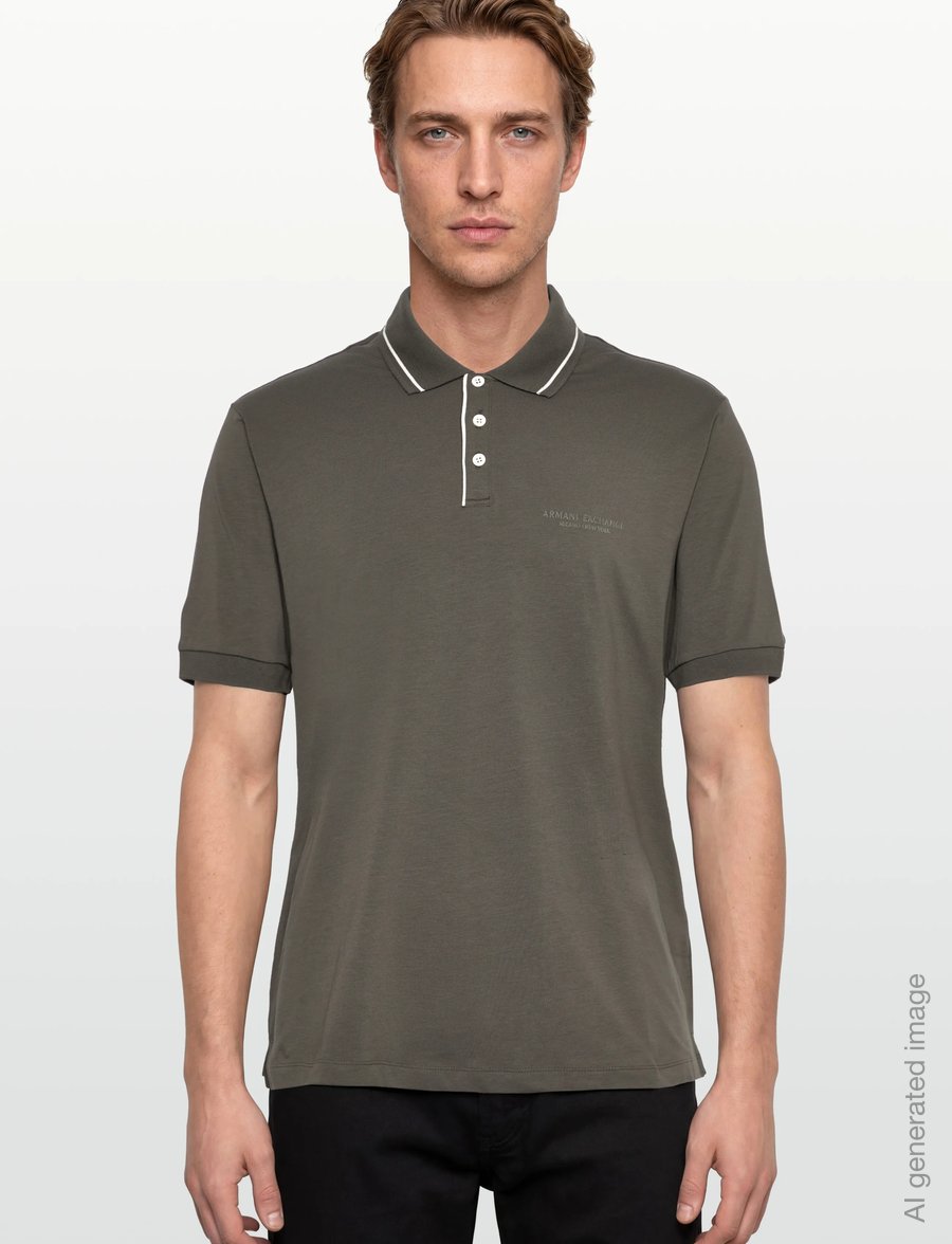 Armani Exchange - POLO SHIRT - kortärmade pikéer - chimera - 3