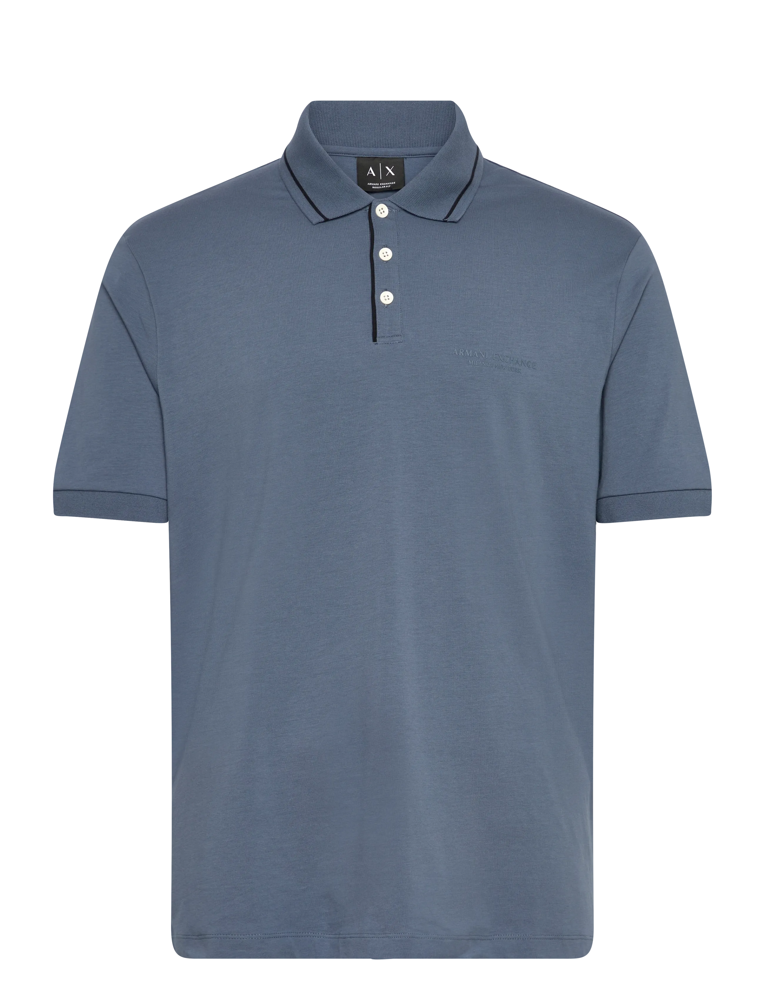 Armani Exchange POLO SHIRT - Kleding - CHINA BLUE / blue