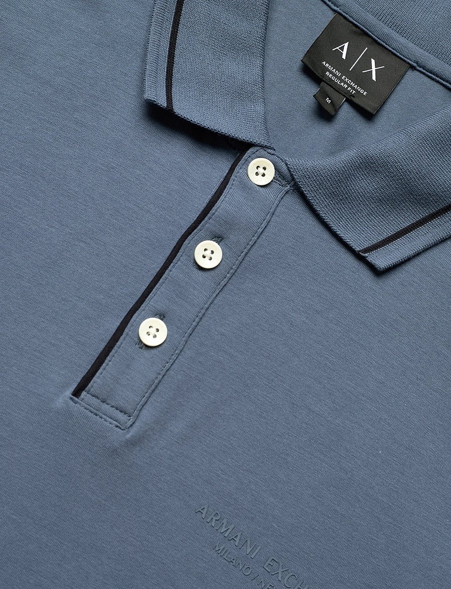 Armani Exchange - POLO SHIRT - lühikeste varrukatega polod - china blue - 5