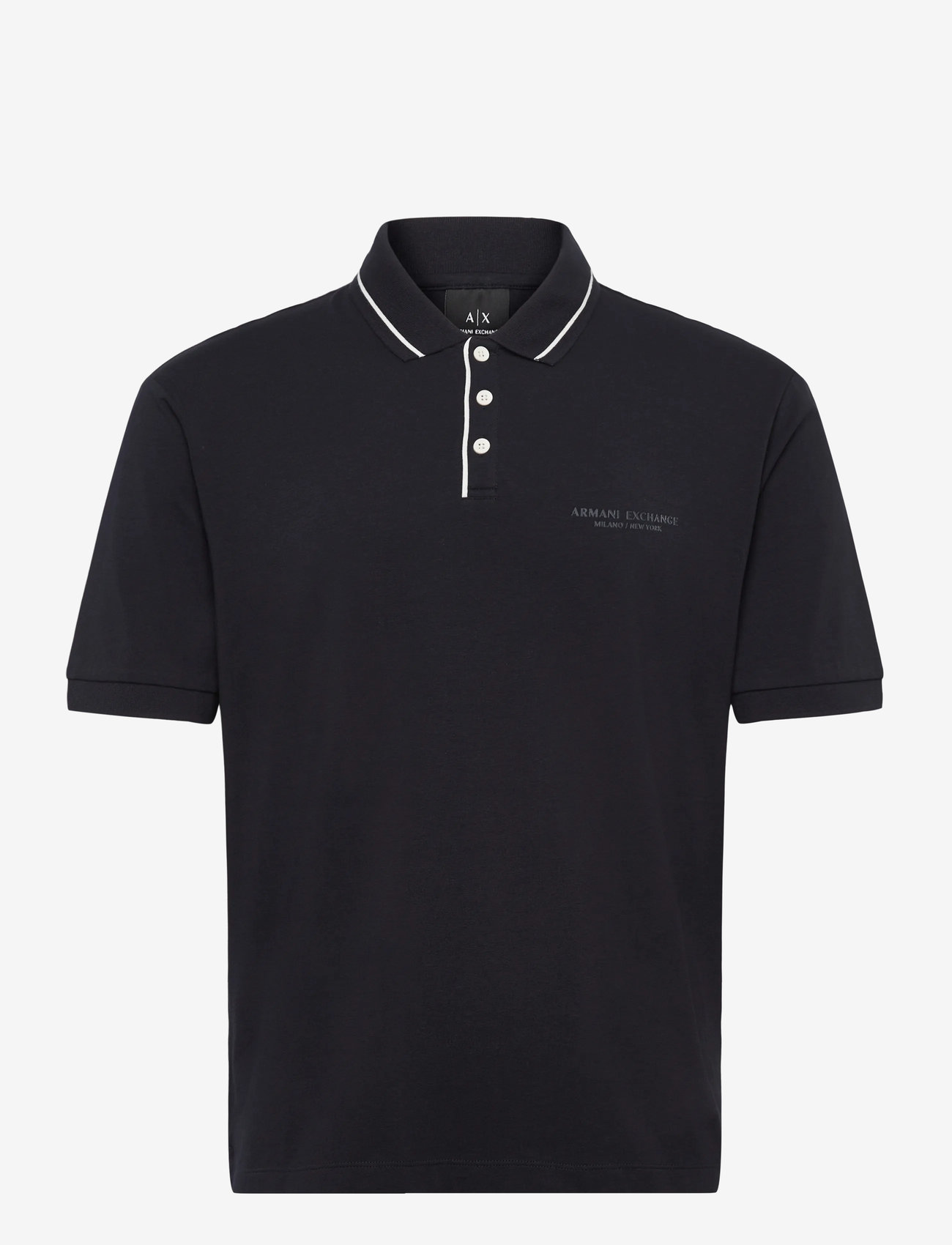 Armani Exchange - POLO SHIRT - kortärmade t-shirts - deep navy - 0