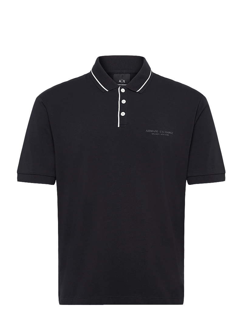 Armani Exchange - POLO SHIRT - kortärmade t-shirts - deep navy - 0