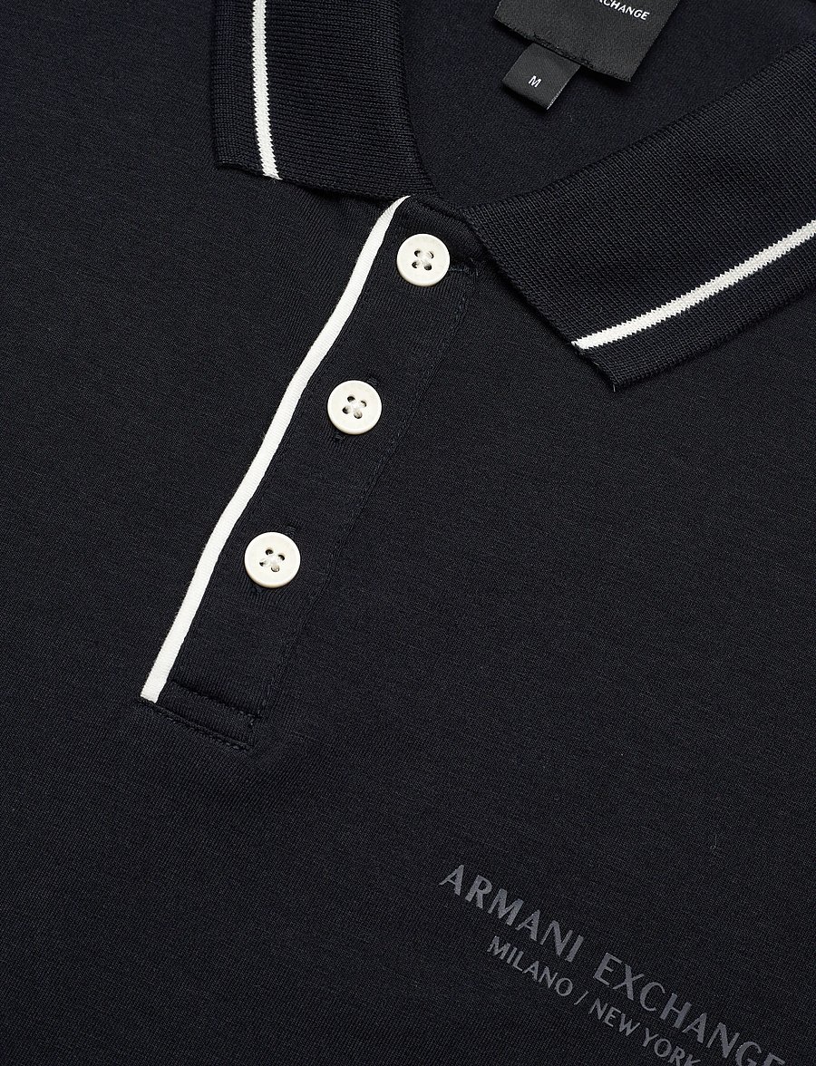Armani Exchange - POLO SHIRT - kortærmede poloer - deep navy - 5
