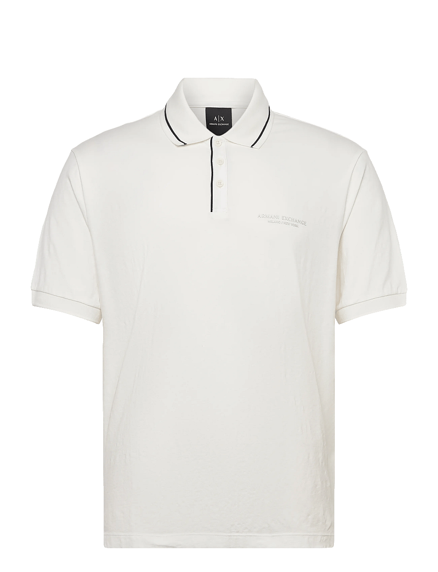Armani Exchange - POLO SHIRT - lühikeste varrukatega polod - off white - 1