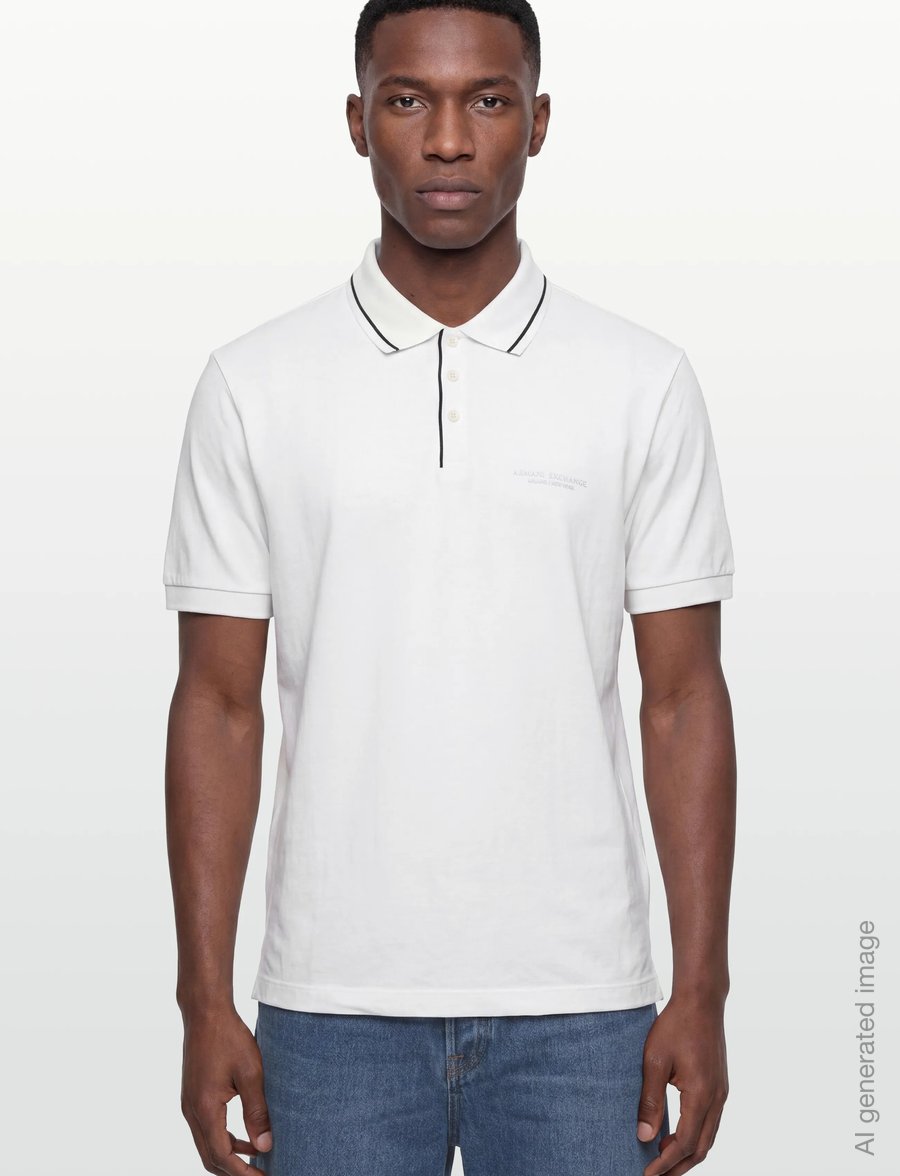 Armani Exchange - POLO SHIRT - lühikeste varrukatega polod - off white - 3