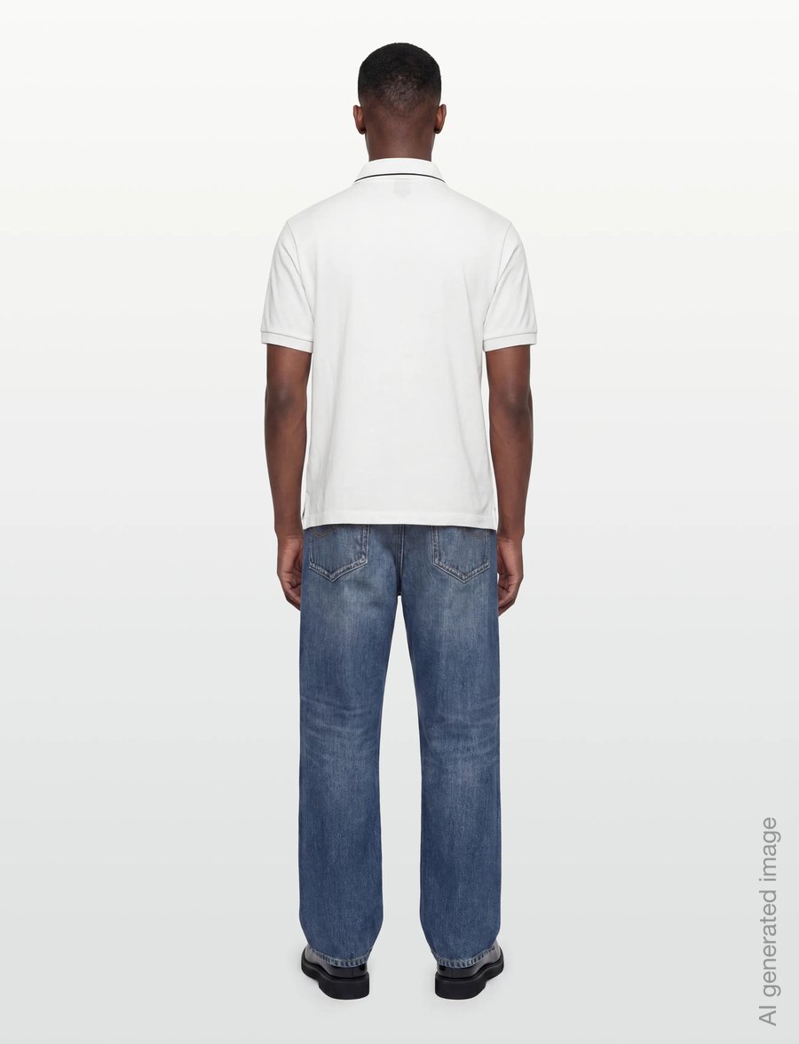 Armani Exchange - POLO SHIRT - lühikeste varrukatega polod - off white - 4