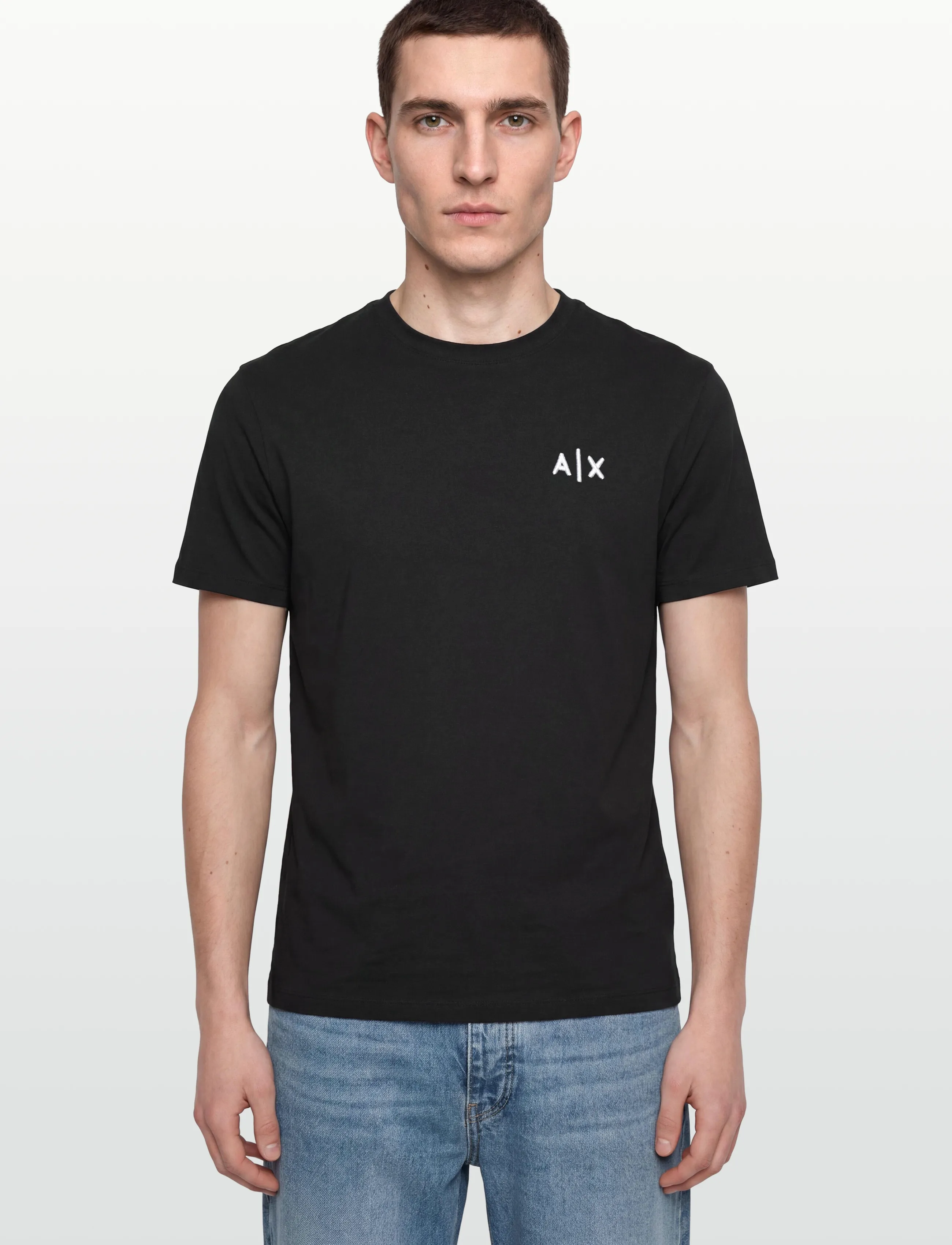 Armani Exchange - T-SHIRT - kortærmede t-shirts - black - 3
