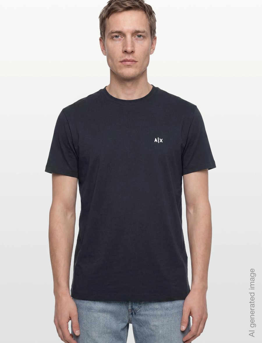 Armani Exchange - T-SHIRT - kurzärmelige t-shirts - deep navy - 3