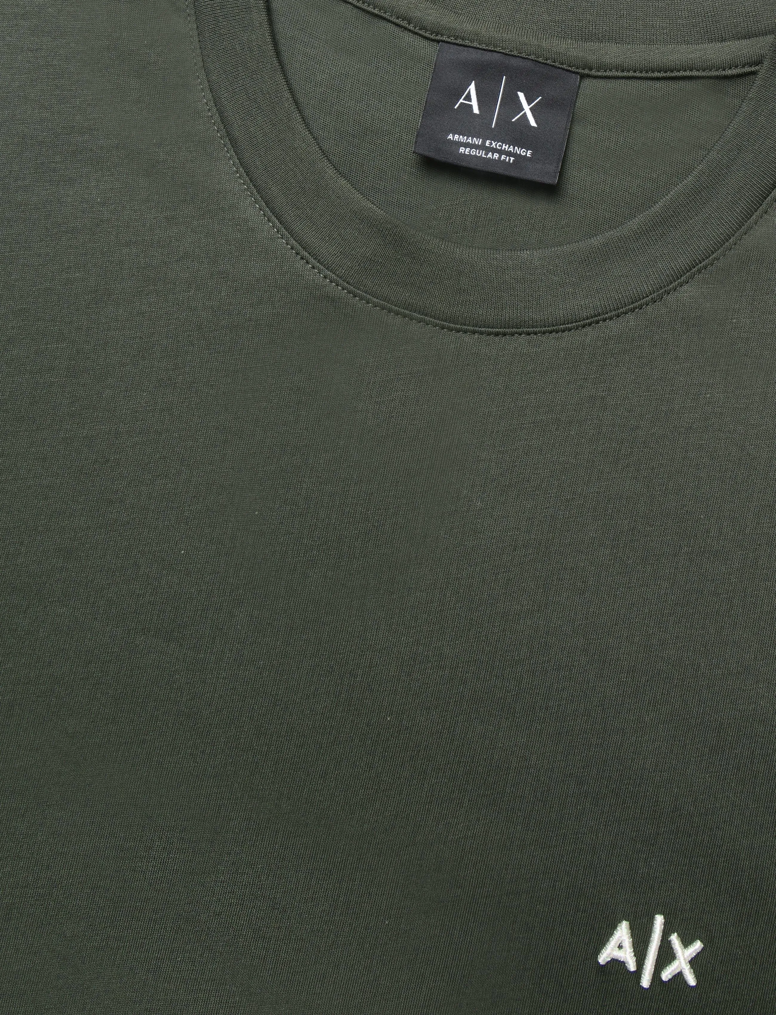 Armani Exchange - T-SHIRT - kurzärmelige t-shirts - peat - 2