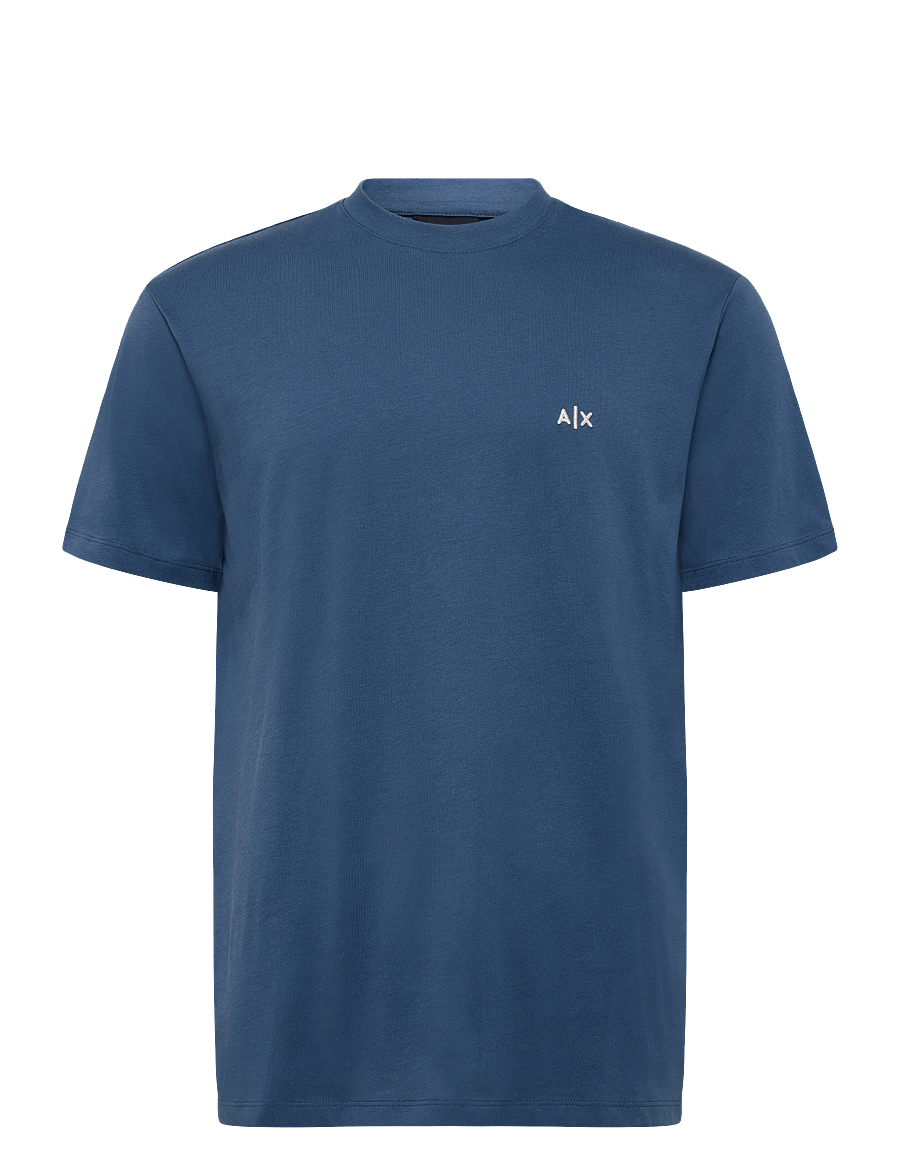Armani Exchange - T-SHIRT - lühikeste varrukatega t-särgid - vintage indigo - 1