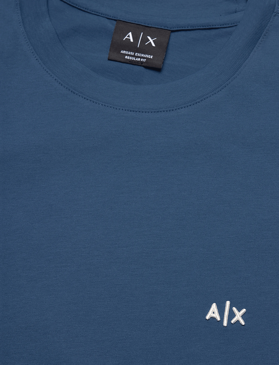 Armani Exchange - T-SHIRT - lühikeste varrukatega t-särgid - vintage indigo - 5