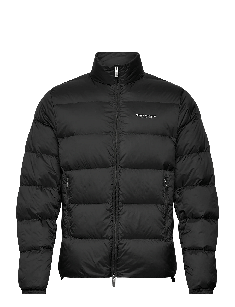 Armani Exchange - DOWN JACKET - daunenjacken - black - 0