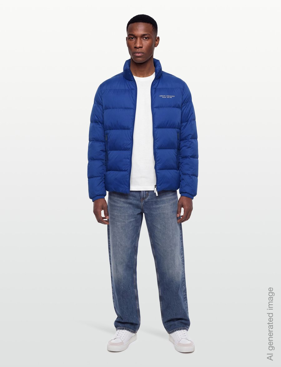 Armani Exchange - DOWN JACKET - dunjackor - blue depths - 0