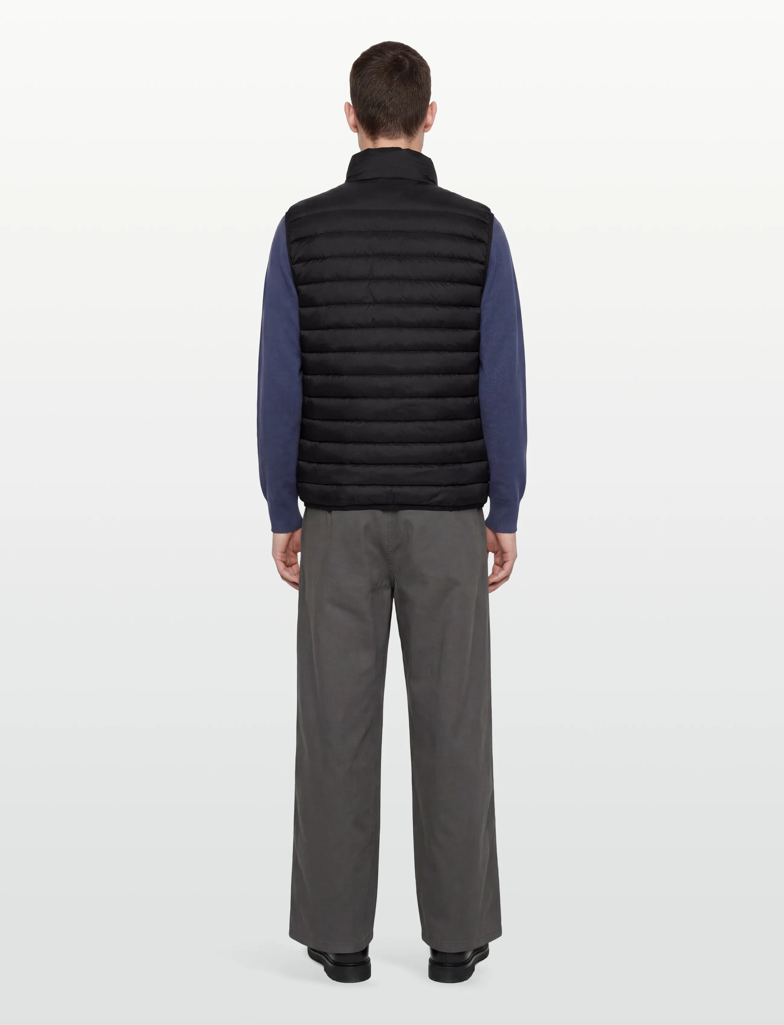 Armani Exchange - DOWN WAISTCOAT - veste - black - 4