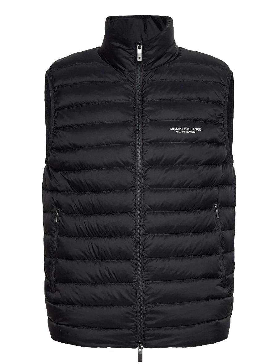 Armani Exchange - DOWN WAISTCOAT - westen - deep navy - 0